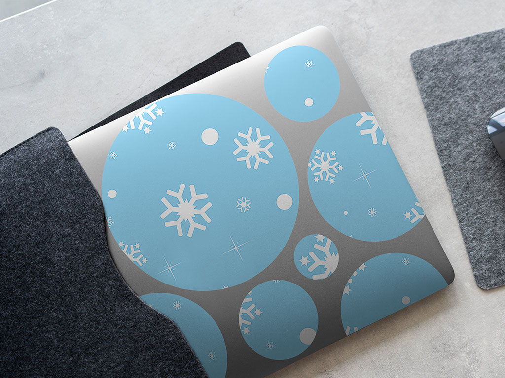 Iced Out Snowflake DIY Laptop Stickers