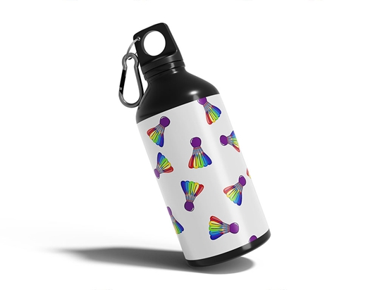 Rainbow Birdies Sport Water Bottle DIY Stickers