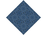 Blue Star Stained Glass Vinyl Wrap Pattern