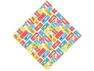 Towel Tetris Summertime Vinyl Wrap Pattern