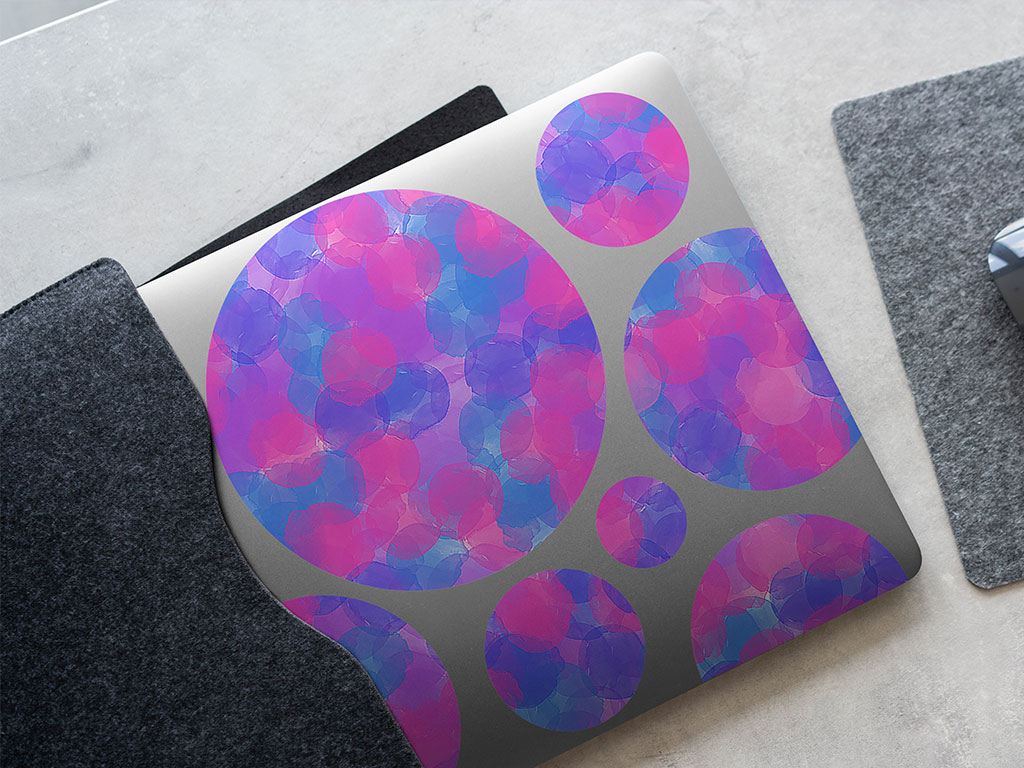 Lavender Dreams Tie Dye DIY Laptop Stickers