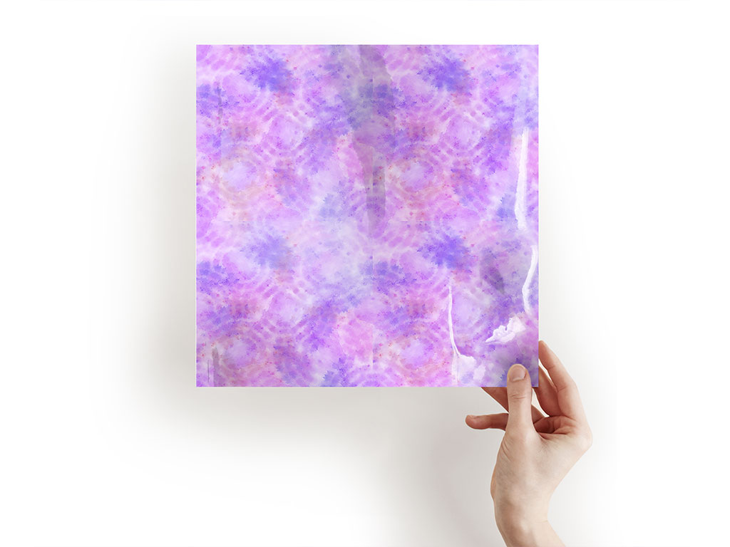 Orchid Droplets Tie Dye Craft Sheets