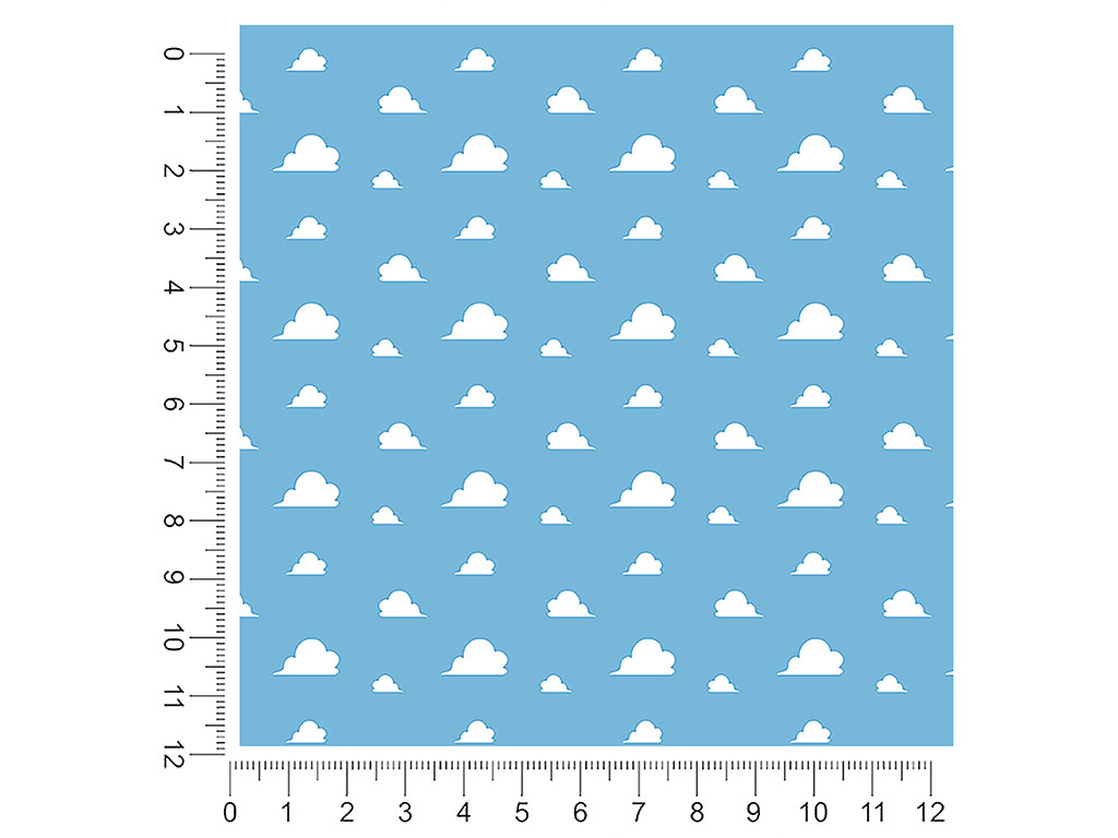 Cloudy Skies Toy Room 1ft x 1ft Craft Sheets