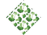 Broccolini Bonanza Vegetable Vinyl Wrap Pattern