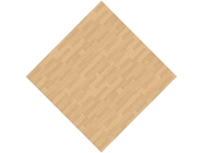 Soft Pecan Wooden Parquet Vinyl Wrap Pattern