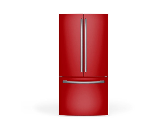 3M 2080 Satin Smoldering Red DIY Built-In Refrigerator Wraps