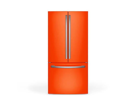 3M 1080 Satin Neon Fluorescent Orange DIY Built-In Refrigerator Wraps