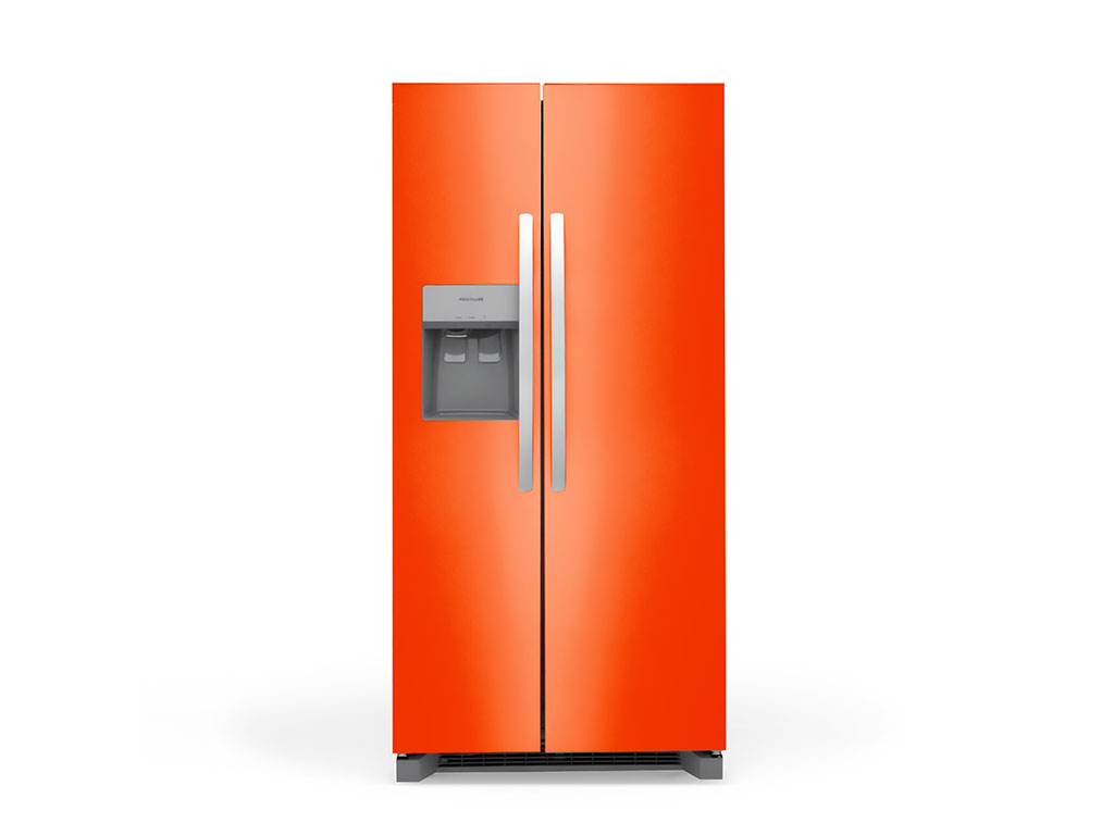 3M 1080 Satin Neon Fluorescent Orange Refrigerator Wraps