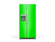 3M 1080 Satin Neon Fluorescent Green Refrigerator Wraps