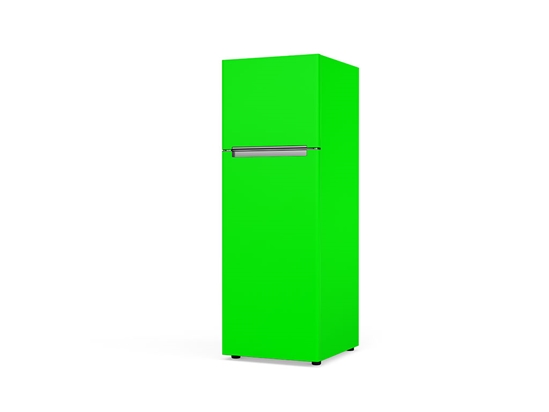 3M 1080 Satin Neon Fluorescent Green Custom Refrigerators