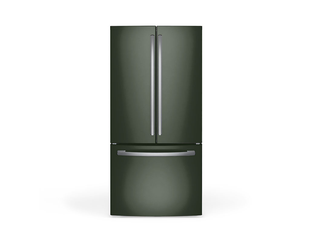 Avery Dennison SW900 Matte Olive Green DIY Built-In Refrigerator Wraps