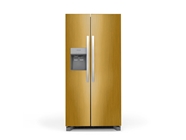 ORACAL 975 Brushed Aluminum Gold Refrigerator Wraps