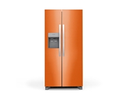 Rwraps 3D Carbon Fiber Orange Refrigerator Wraps