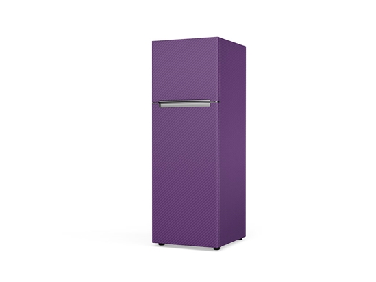 Rwraps 3D Carbon Fiber Purple Custom Refrigerators