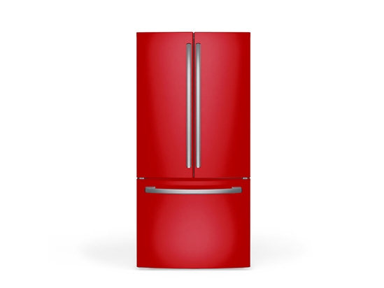Rwraps Gloss Carmine Red DIY Built-In Refrigerator Wraps