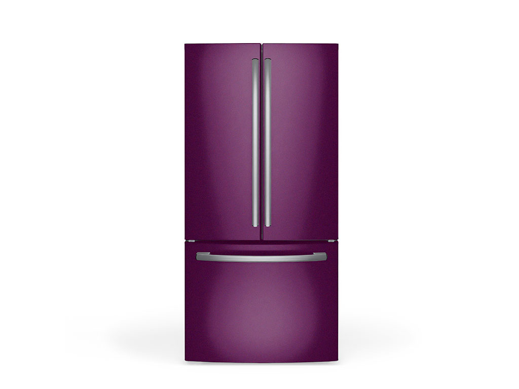 Rwraps Gloss Metallic Grape DIY Built-In Refrigerator Wraps