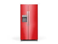 Rwraps Gloss Metallic Red Refrigerator Wraps