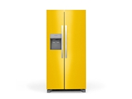 Rwraps Gloss Metallic Yellow Refrigerator Wraps