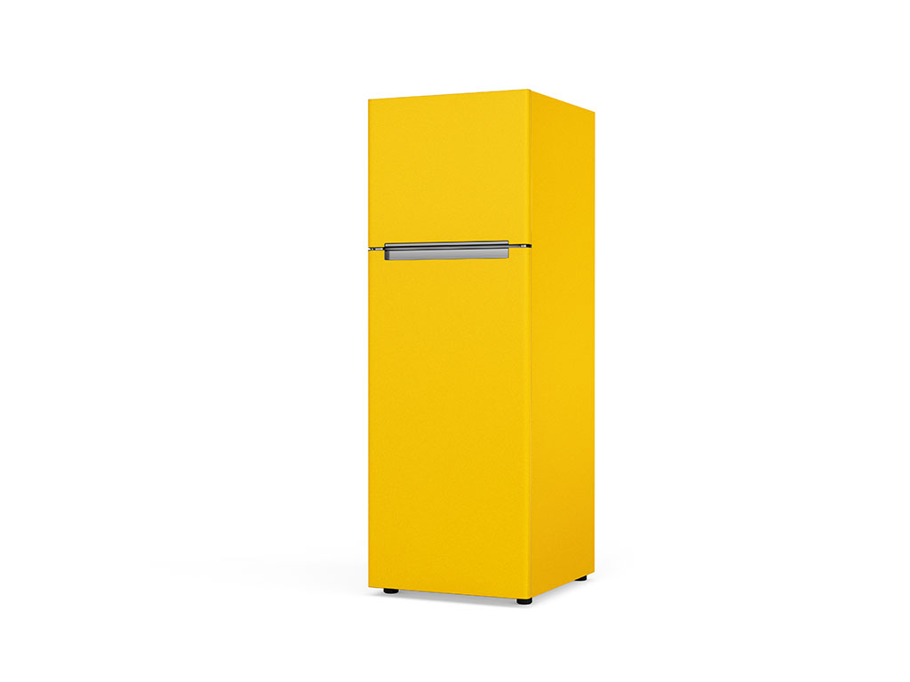 Rwraps Gloss Metallic Yellow Custom Refrigerators