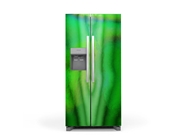 Rwraps Holographic Chrome Green Neochrome Refrigerator Wraps