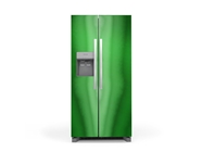 Rwraps Matte Chrome Green Refrigerator Wraps