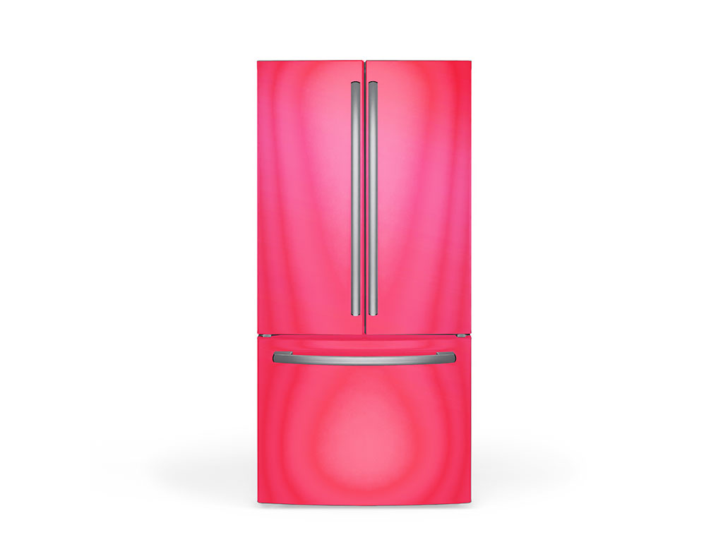 Rwraps Matte Chrome Pink Rose DIY Built-In Refrigerator Wraps