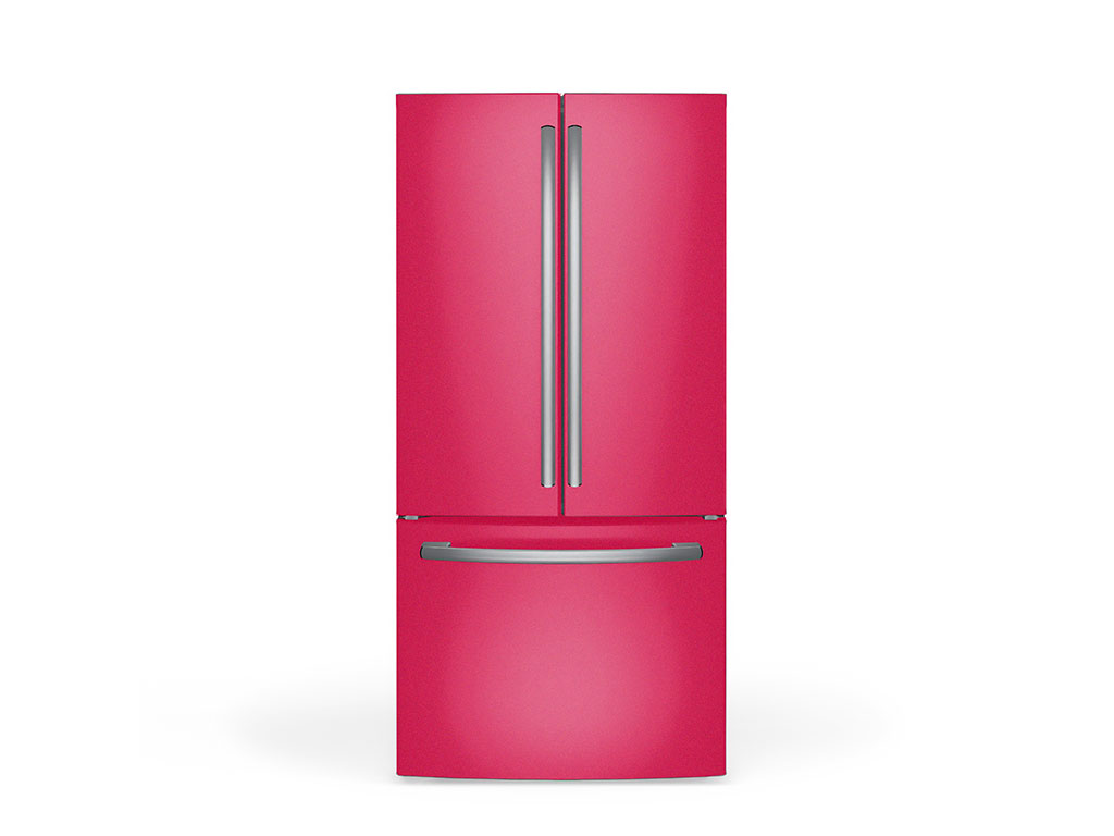 Rwraps Satin Metallic Pink DIY Built-In Refrigerator Wraps