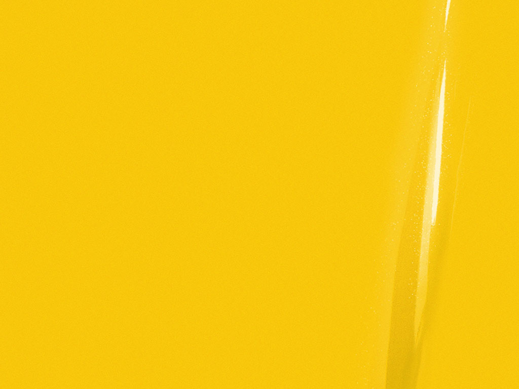 Rwraps Gloss Metallic Yellow Snowmobile Wrap Color Swatch