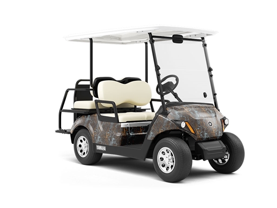 River Oil Epoxy-Resin Wrapped Golf Cart