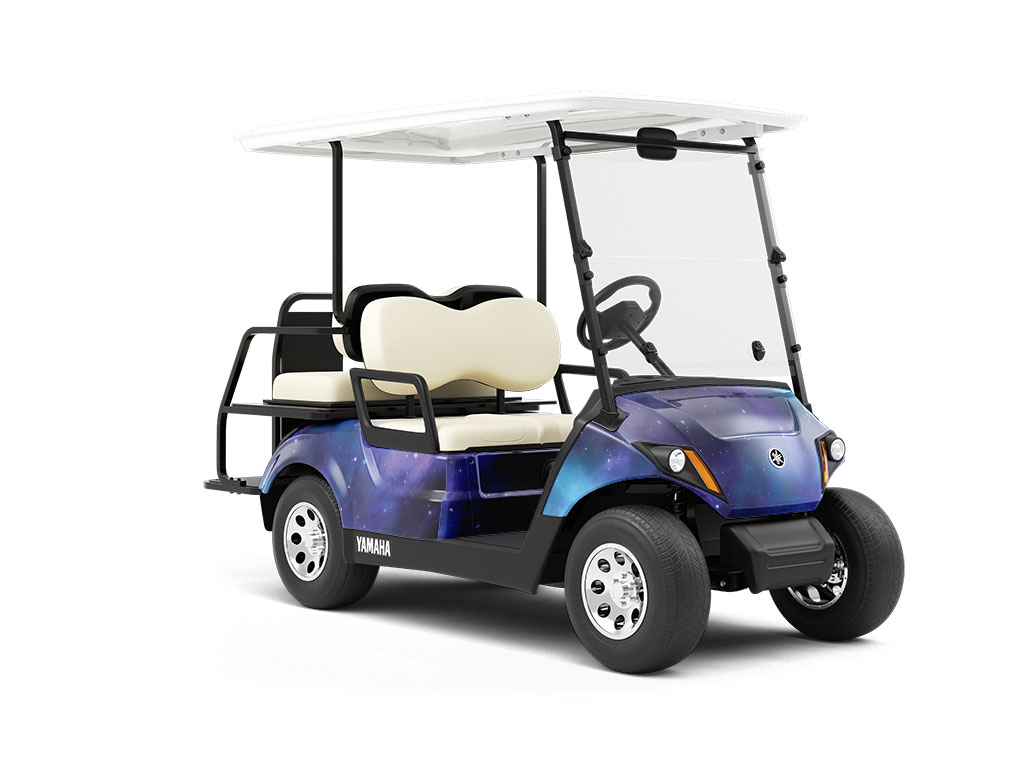 Sirius Galaxy Wrapped Golf Cart