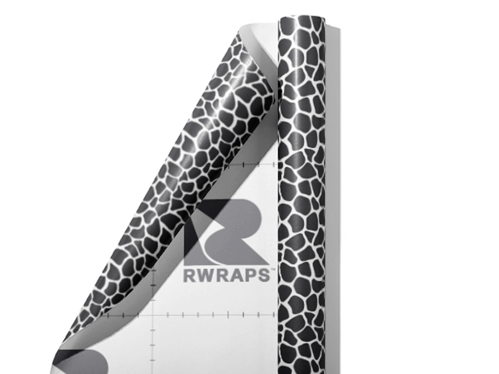 White Giraffe Wrap Film Sheets
