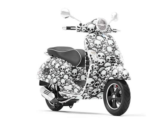 Crushed Catacomb Halloween Vespa Scooter Wrap Film
