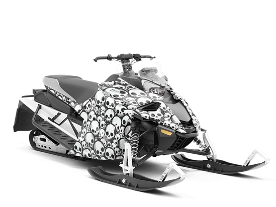 Crushed Catacomb Halloween Custom Wrapped Snowmobile