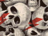 Ziggy Skulldust Halloween Vinyl Wrap Pattern