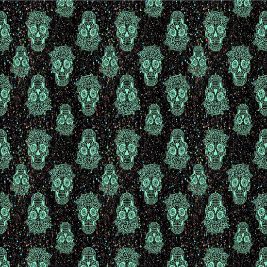 Confetti Muertos Horror Vinyl Wrap Pattern