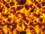 Fiery Dungeon Lava Vinyl Wrap Pattern