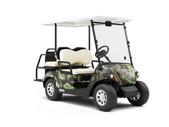 Amped Up Music Wrapped Golf Cart
