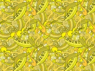 Lemon Chords Music Vinyl Wrap Pattern
