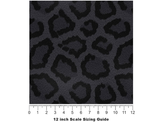Negro Panther Vinyl Film Pattern Size 12 inch Scale