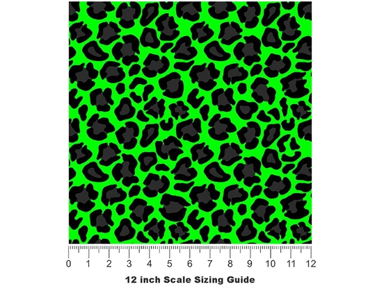 Neon Panther Vinyl Film Pattern Size 12 inch Scale
