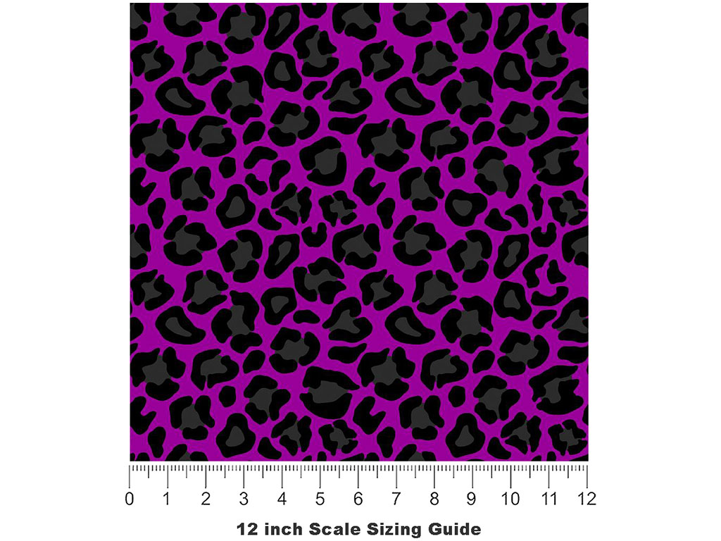Purple Panther Vinyl Film Pattern Size 12 inch Scale