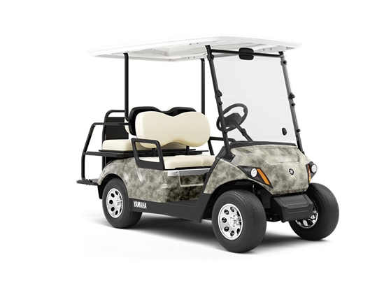 Cyber Wolf Wrapped Golf Cart