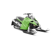 Rwraps™ 3D Carbon Fiber Green Vinyl Snowmobile Wrap