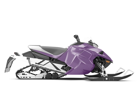Rwraps 3D Carbon Fiber Purple Do-It-Yourself Snowmobile Wraps