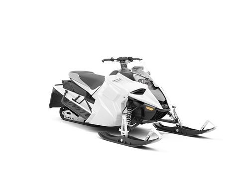 Rwraps™ Gloss Metallic White Snowmobile Wraps