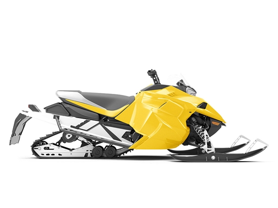 Rwraps Gloss Metallic Yellow Do-It-Yourself Snowmobile Wraps