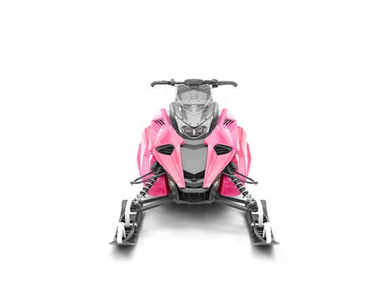 Rwraps Matte Chrome Pink Rose DIY Snowmobile Wraps