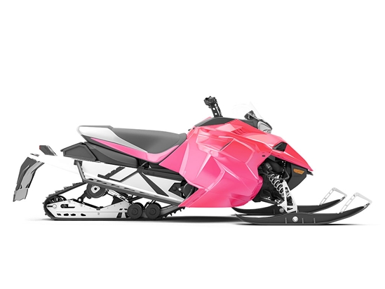 Rwraps Matte Chrome Pink Rose Do-It-Yourself Snowmobile Wraps