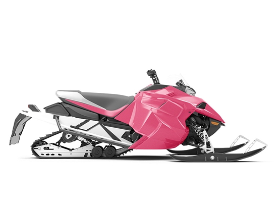 Rwraps Satin Metallic Pink Do-It-Yourself Snowmobile Wraps