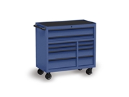 3M 2080 Matte Slate Blue Metallic Tool Cabinet Wrap